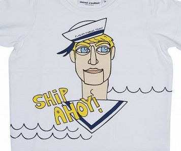 Ship Boy T-Shirt White `2/3 years,4/5 years,6/7
