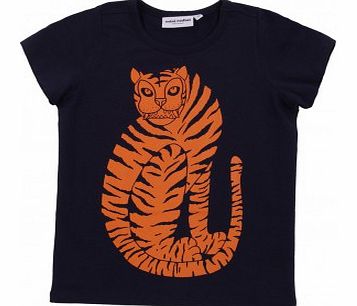 Mini Rodini Tiger T-shirt Navy blue `M - 4/5 years,L - 6/7