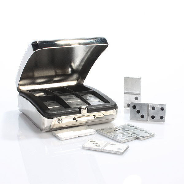 Mini Travel Engraved Dominoe Set