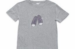 Mini Vanilla Boys grey baseball trainers T-shirt