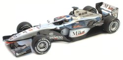 1:18 Scale McLaren MP4/16 Race Car 2001 - Mika Hakkinen