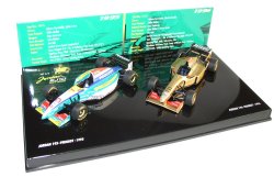 Minichamps 1:43 Scale Jordan 10th Anniversary Set 3 - Jordan Peugeot 195/196 - Ltd Ed 3,666 pcs