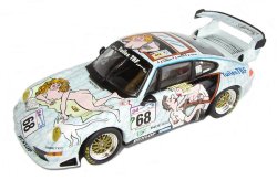 Minichamps 1:43 Scale Porsche 911 GT2  Naked Ladies Logo Le Mans 1998 Ltd Ed 1,488pcs