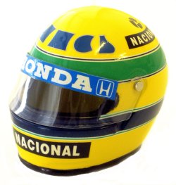 Minichamps 1:8 Scale Honda Helmet 1987 A.Senna