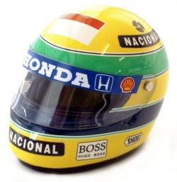 Minichamps 1:8 Scale Shoei Senna Helmet 1992