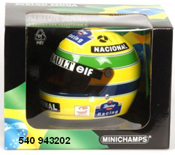 Minichamps 1994 Ayrton Senna F1 Crash Helmet - Williams