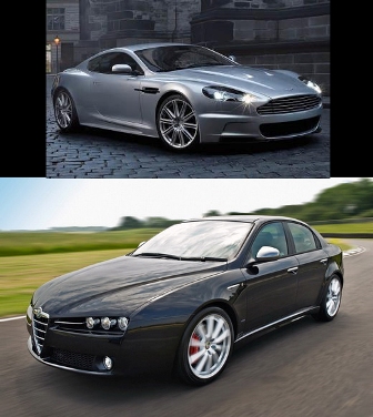 Minichamps Aston Martin DBS/Alfa Romeo 159 Quantum Of