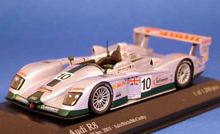 Audi R8 LeMans 24hr 2003 Salo/Biela/McCsrthy in