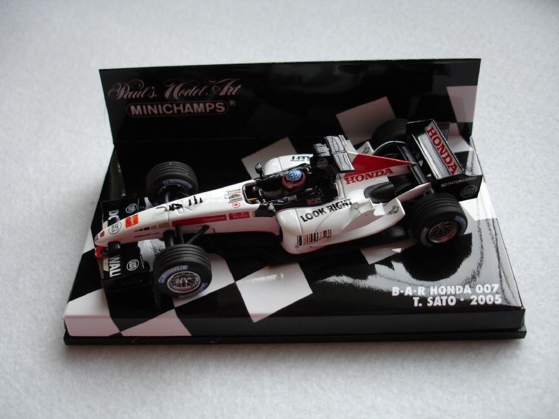 Minichamps BAR Honda 007 T.Sato 2005 in White