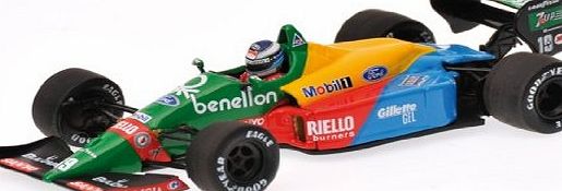 Minichamps Benetton Ford B188 First F1 Test 1990 - M Hakkinen 1/43 Scale Die-Cast Model