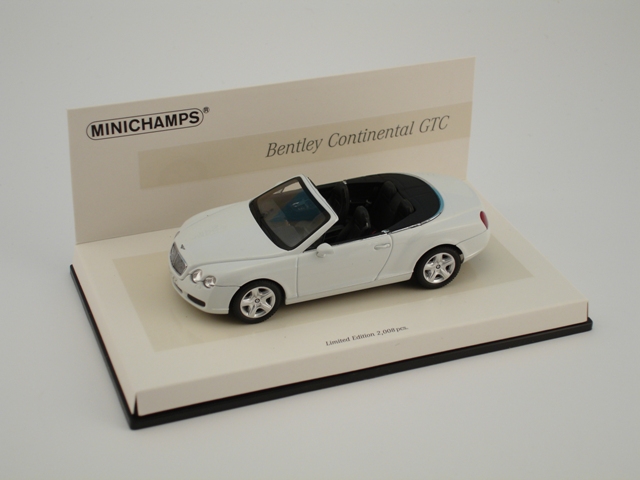Minichamps Bentley Continental GTC White 2007