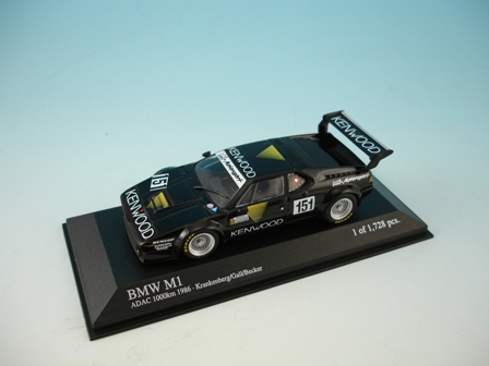 Minichamps BMW M1 MK Motorsport ADAC 1000km 1986