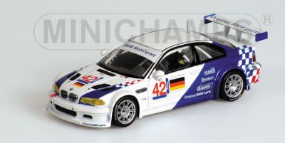 BMW M3 GTR ELMS Jarama 2001 JJ Lehto/J.Muller in