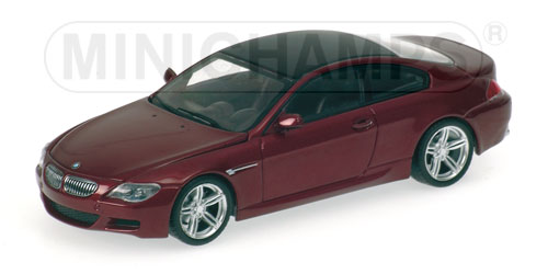 Minichamps BMW M6 Coupe 2006 with Engine in Red