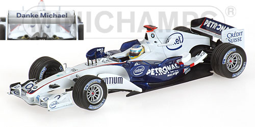 Minichamps BMW Sauber F106 GP Brazil Danke Michael 2006