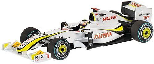 Minichamps Brawn GP BGP 001 Brazil GP 2009 - Jenson Button 2009 F1 World Champion 1/43 Scale Die-Cast Model