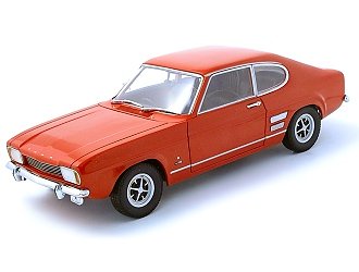 Minichamps Die-cast Model Ford Capri (1969) (1:18 scale in Red)