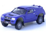 Minichamps Die-cast Model VW Touareg Race Homologation Version (2003) (1:43 scale in Blue)