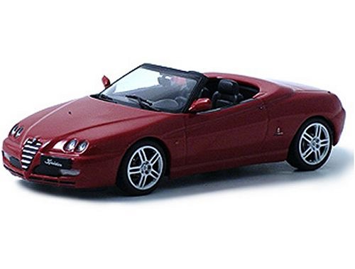 Minichamps Diecast Model Alfa Romeo Spider (2003) in Red (1:43 scale)