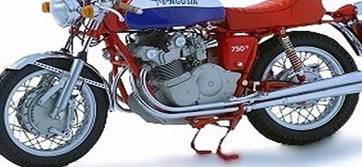 Minichamps Diecast Model MV Agusta 750S (1972) (1:12 scale by Minichamps) in Red and Blue