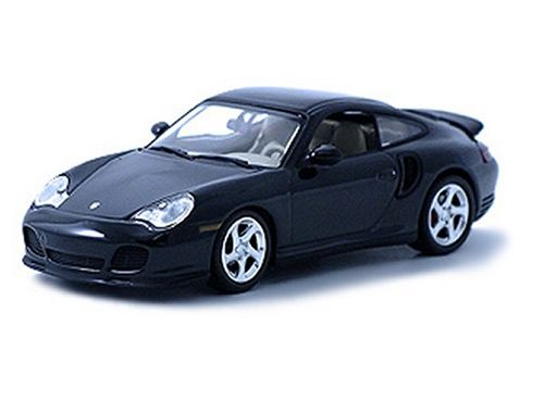  Diecast Model Porsche 911 Turbo 2000 in Black 143 scale 