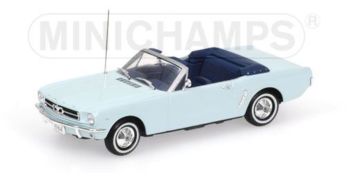 Minichamps Ford Mustang Cabriolet 1964 in Light Blue