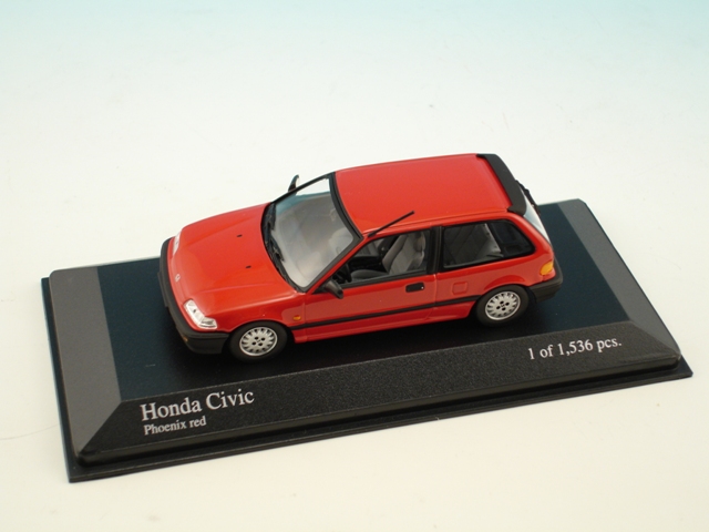 Minichamps Honda Civic 1990 Red