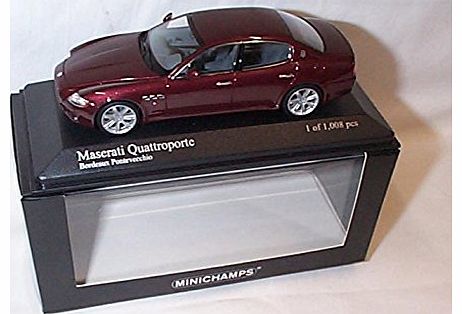 Minichamps  maserati Quattroporte S burgundy / red 2009 car 1.43 scale diecast model