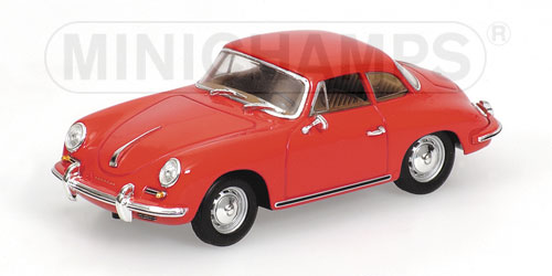Porsche 356 B Hardtop-Coupe 1961 in Red