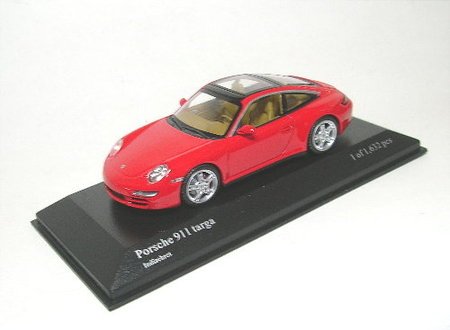Minichamps Porsche 911 Targa (2006) in Red (1:43 scale)