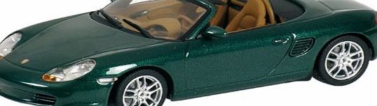 Minichamps Porsche Boxster in metallic green 2002 Minichamps 1:43 scale diecast model