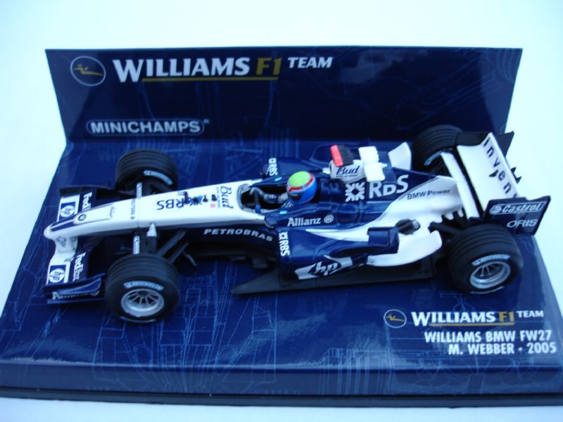 Minichamps Williams BMW FW27 2005 - M.Webber in Blue/White