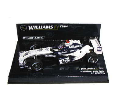 Minichamps WilliamsF1 BMW FW26 J.P. Montoya 2004 in White