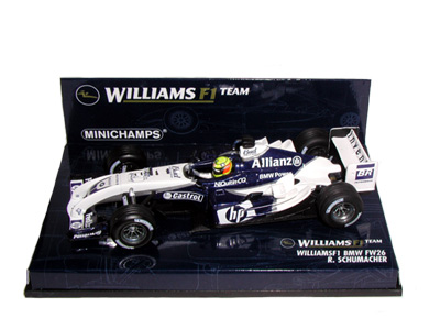 Minichamps WilliamsF1 BMW FW26 R. Schumacher 2004 in White