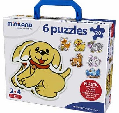 Miniland Learning Animal Mini Puzzle