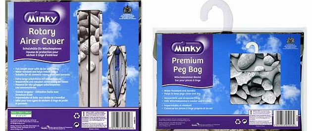 Minky Pebbles Peg Bag and Rotary Cover