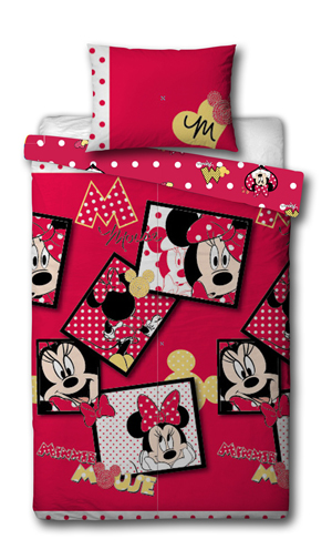Minnie Mouse Diva Single Duvet Cover Set