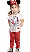 Minnie Mouse Girls Minnie Mouse 2 Pack T-Shirts