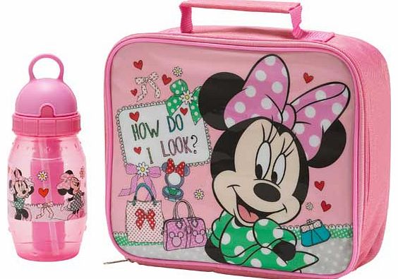 Minnie Mouse Lunch Bag and Bottle Set