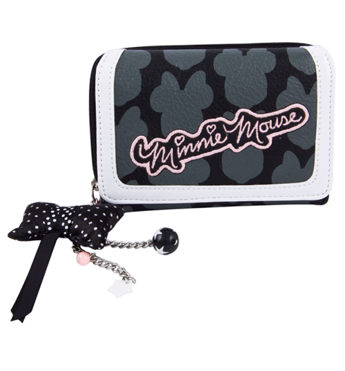Minnie Mouse Printed Purse with Charms