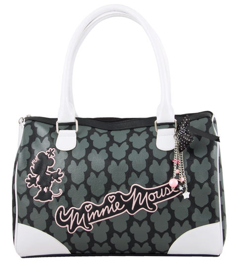 Minnie Mouse Printed Shoulder Bag With Charms