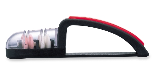Minosharp Two-Wheel Black/Red Sharpener