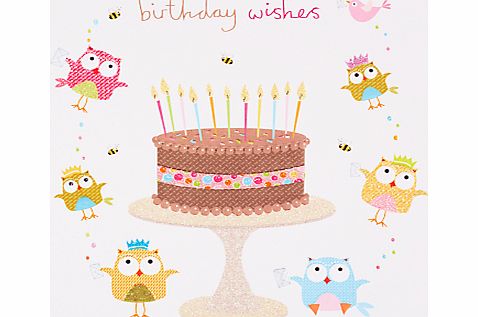 Mint Chocolate Cake Birthday Card