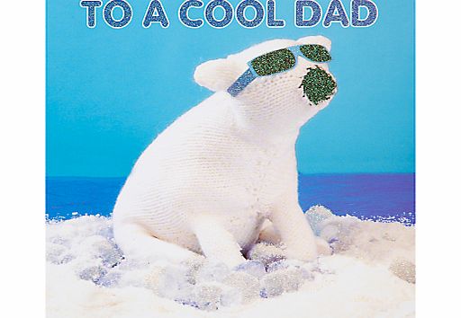 Mint Dad Polar Bear Birthday Card