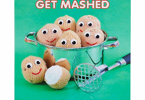 Mint Get Mashed Birthday Card