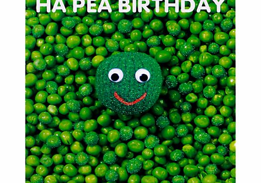 Mint Ha Pea Birthday Card