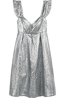 MINT jodi arnold Jacquard babydoll dress