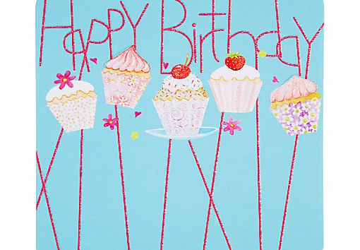 Mint Publishing Cupcakes Birthday Card
