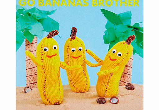 Mint Publishing Go Bananas Brother Birthday Card