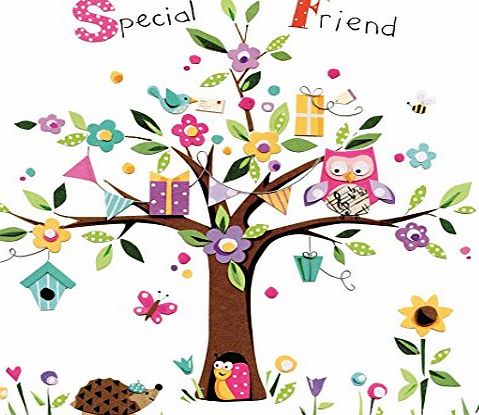 Mint Publishing Woodland Animals amp; Tree Birthday Card - To My Special Friend